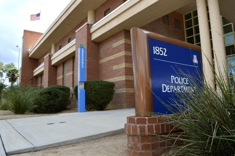 <p>The University of Arizona Police Department headquarters is located at 1852 E. First St. The web has introduced a new avenue of threats to the university, which has presented new challenges in determining a threat's credibility. </p>