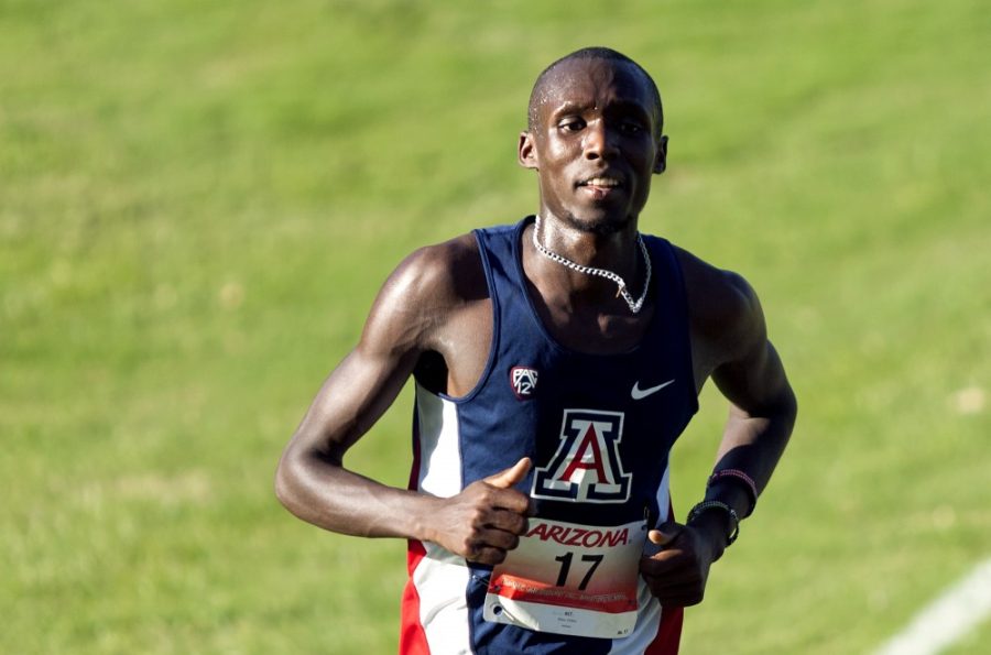 Arizona+cross+country+athlete+Collins+Kibet+%2817%29+runs+in+the+Dave+Murray+Invitational+on+Sept.+18.
