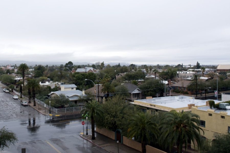 The West University neighborhood lies directly adjacent to the University of Arizona campus on Thursday, Jan. 7.