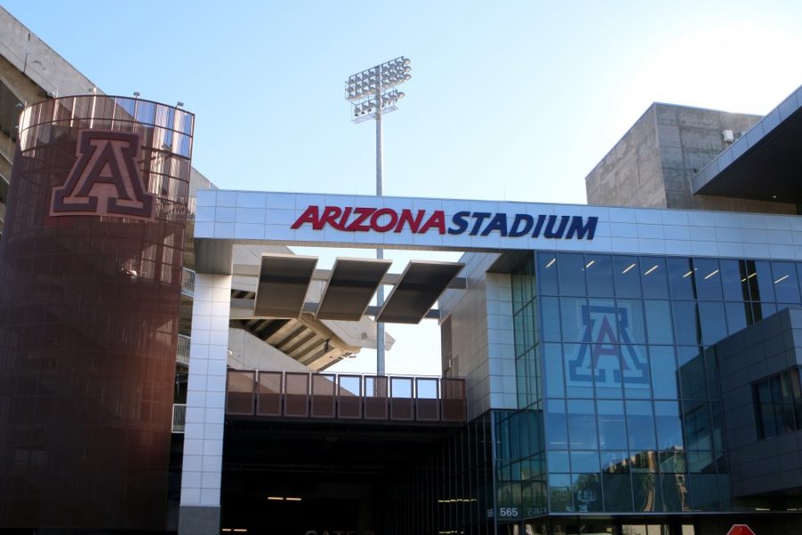 Arizona Stadium on Tuesday, Jan. 12. UA diverted more waste from its football game on Nov. 14 than nine other Pac-12 schools.