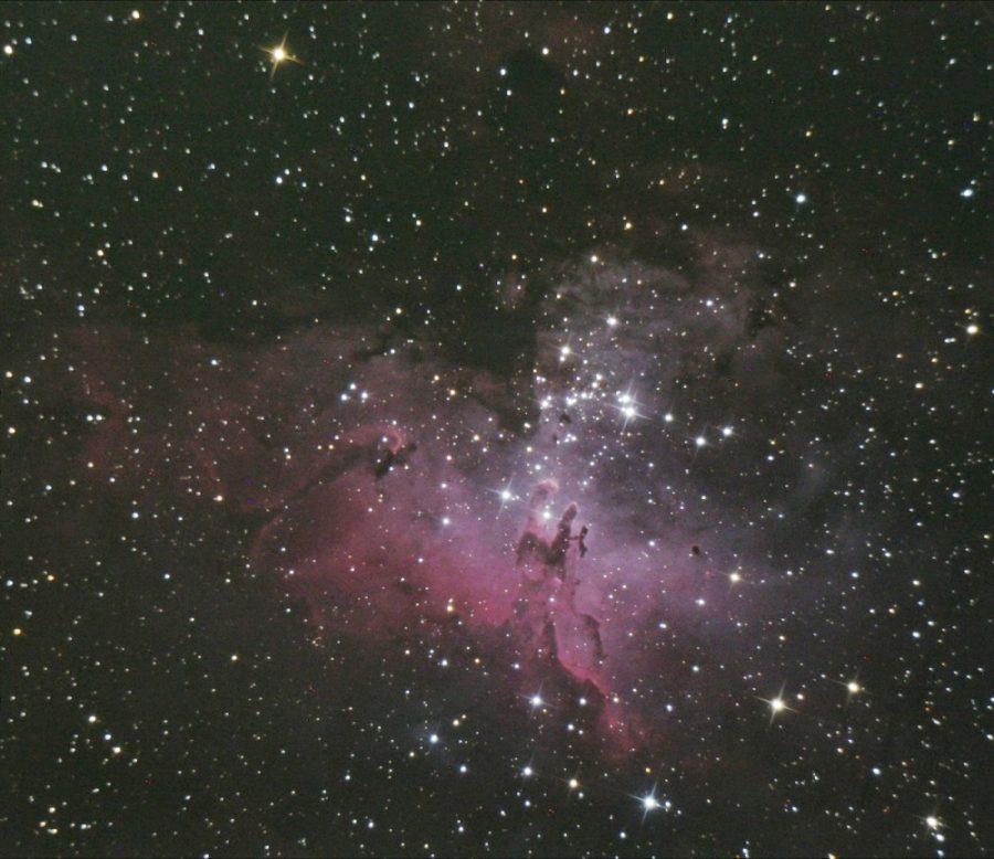 Galaxy+M16+seen+by+Jonathan+Davis+homemade+telescope.+Photos+like+these+will+be+taken+using+mirrors+built+and+polished+in+the+Richard+F.+Caris+Mirror+Laboratory.