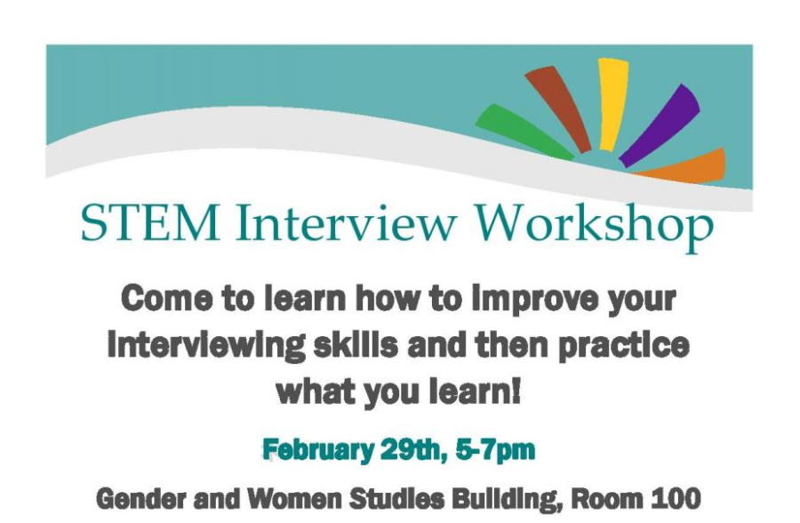 Take part in the Women in Science and Engineering run STEM interview workshop this weekend at the UA