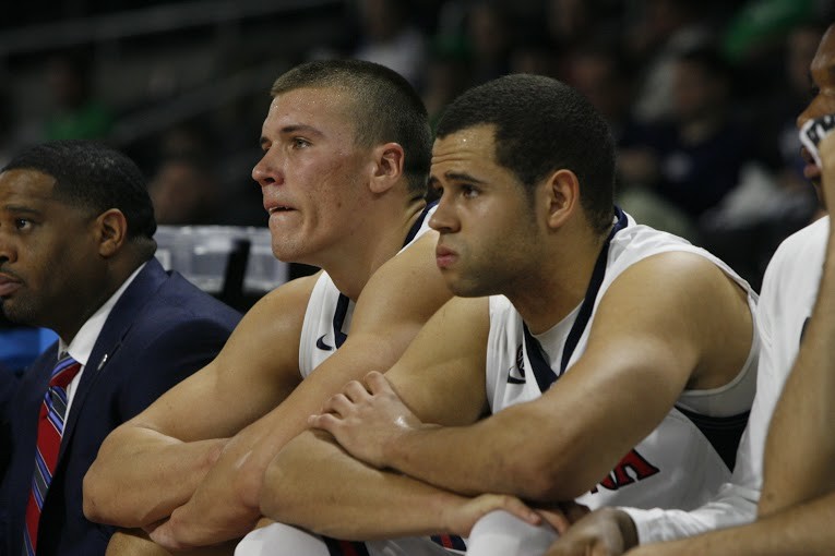 Seniors Kaleb Tarczewski and Ryan Anderson reflect on Arizonas 65-55 loss to Wichita State in the first round of the NCAA Tournament in Providence, Rhode Island on Thursday, March 17. Tarczewski became the programs winningest player this year and Anderson played in his first March Madness.