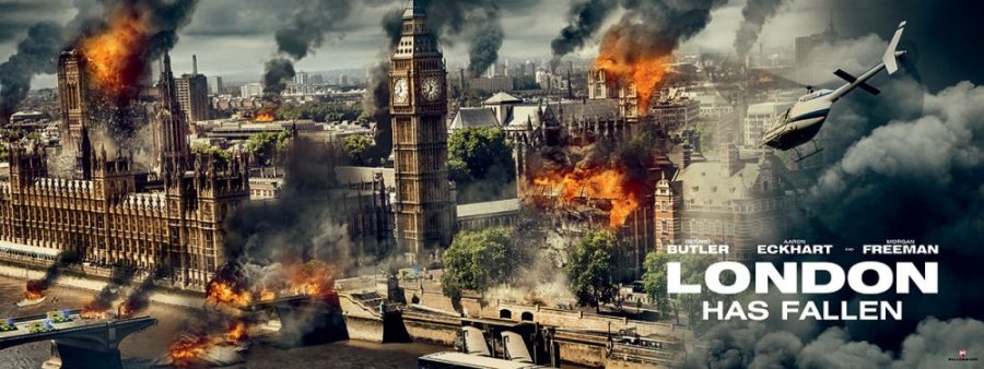 Theatrical poster for London Has Fallen.