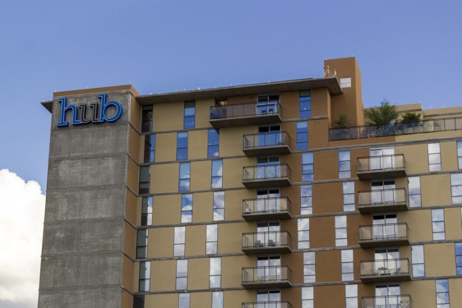 Hub At Tucson, an apartment complex popular among UA students, on Sept. 14, 2015. Tucson rental prices are among the most reasonable in the country.