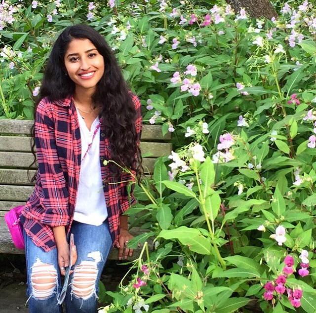 Prajakta Sirasao sits for a photo at the San Francisco Botanical Garden on July 21, 2015. Sirasao, a computer science sophomore, feels under-represented in the major, along with many other women.