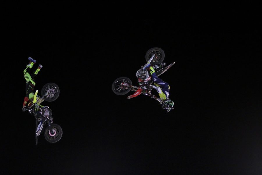 Couches, tricycles, and more flip out at Nitro Circus Live