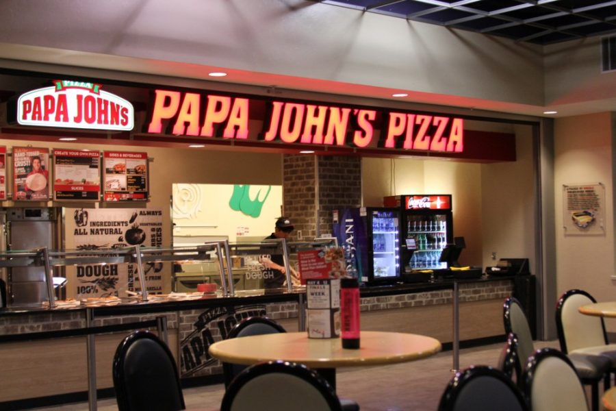 A view of Papa Johns in the Student Union Memorial Center.