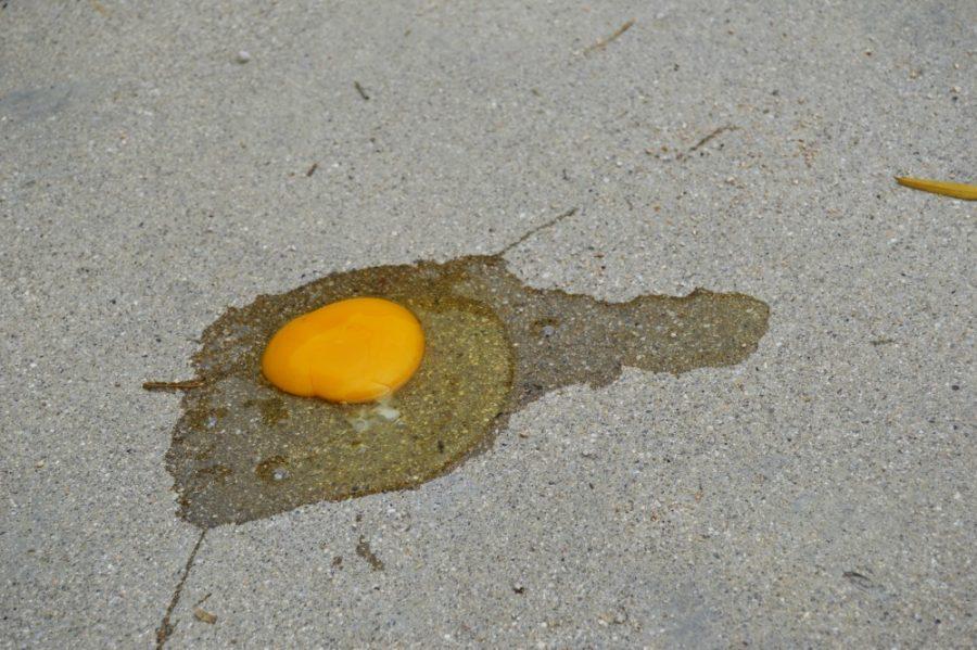 An egg cooks on a sidewalk in Tucson on Thursday, June 30. While this egg may be able to cook in the Tucson heat, you shouldnt, avoiding heatstroke can be simple.