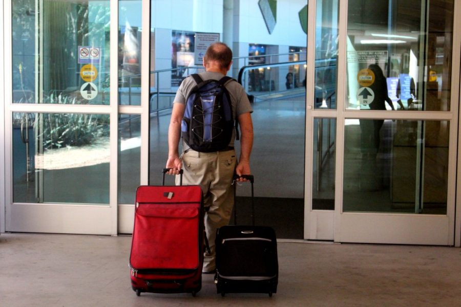 A man walks into the Tucson International Airport on Monday, Oct. 17. Tech.Global gives students with disabilities an opportunity to study abroad without the worries of living abroad.