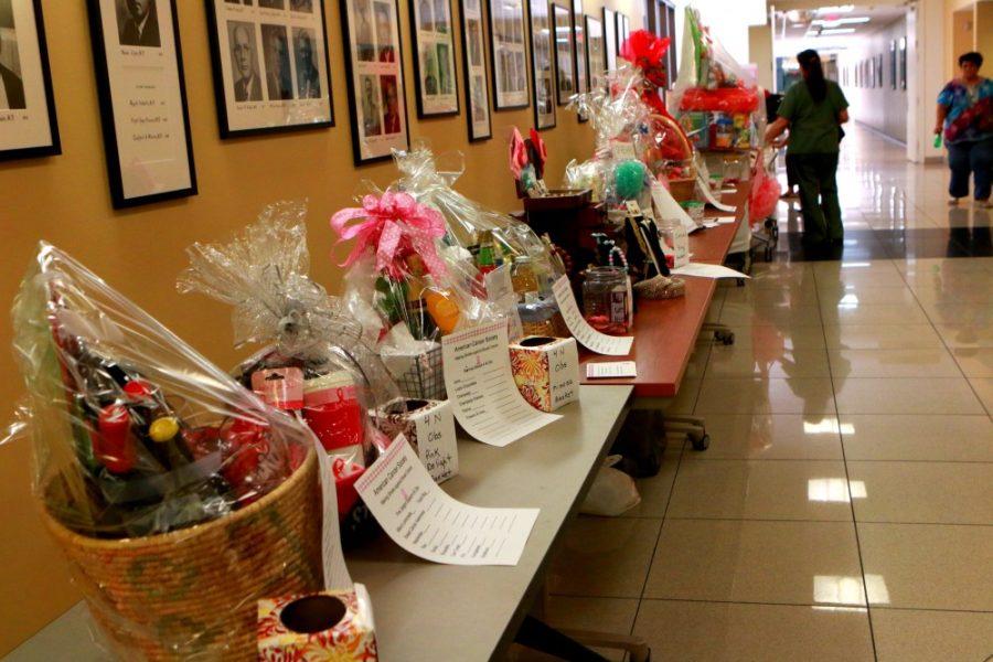 The Arizona Cancer Center celebrating Breast Cancer Awareness Month with basket raffles on Tuesday, Oct. 11.