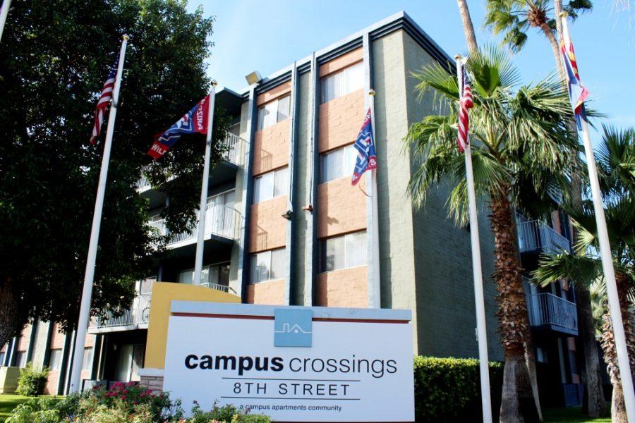 Campus+Crossing+Student+Apartments+on+8th+street+on+Sunday%2C+Nov.+27.