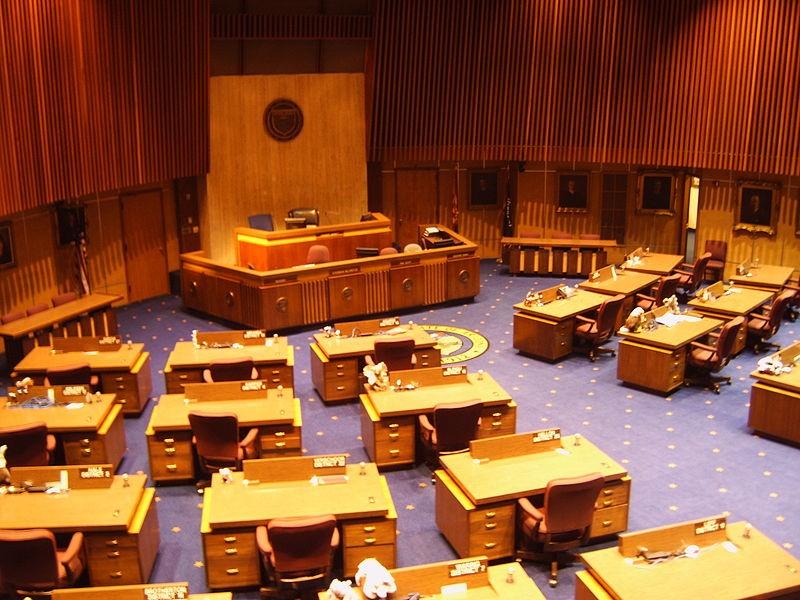 A view of the Arizona State Senate Chamber on Oct. 24, 2006. The Arizona state government is currently debating a new law that will ban certain minority-focused studies at Arizona Universities