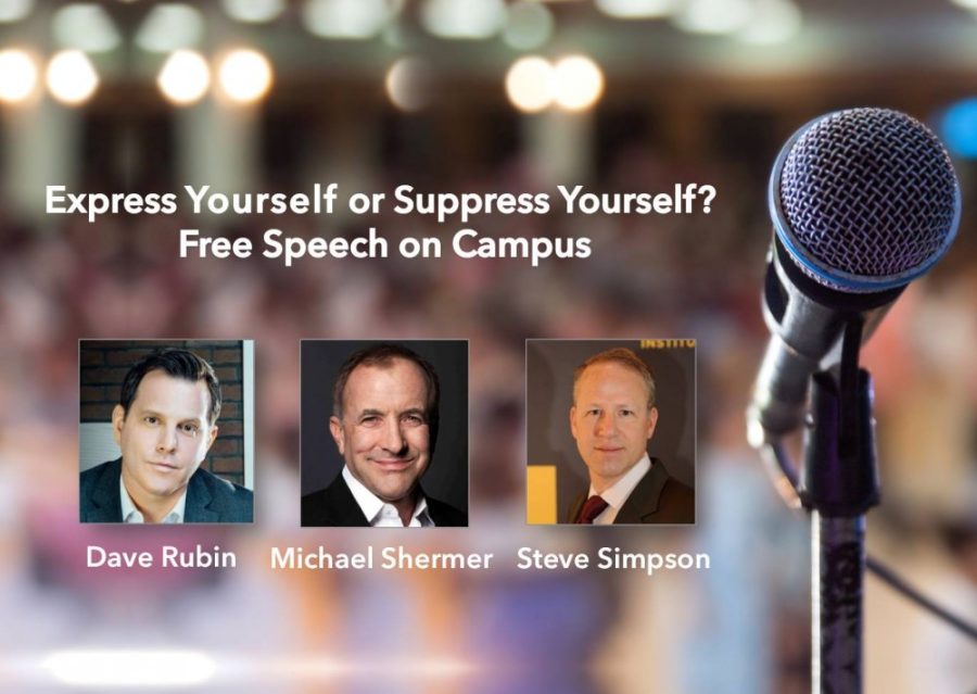 The Ayn Rand Institute, the University of Arizona STRIVE club and Turning Point Chapter, will be holding panel featuring Dave Rubin, Michael Shermer and Steve Simpson on April 19 discussing free speech. STRIVE is a student club that discusses political and philosophical issues.