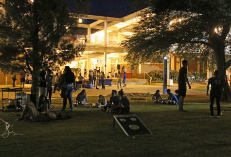 Picnic at the Park is an annual event during the first week of classes at the Park Student Union with food and games.