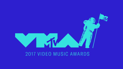 A depiction of the official logo of the 2017 MTV Video Music Awards.