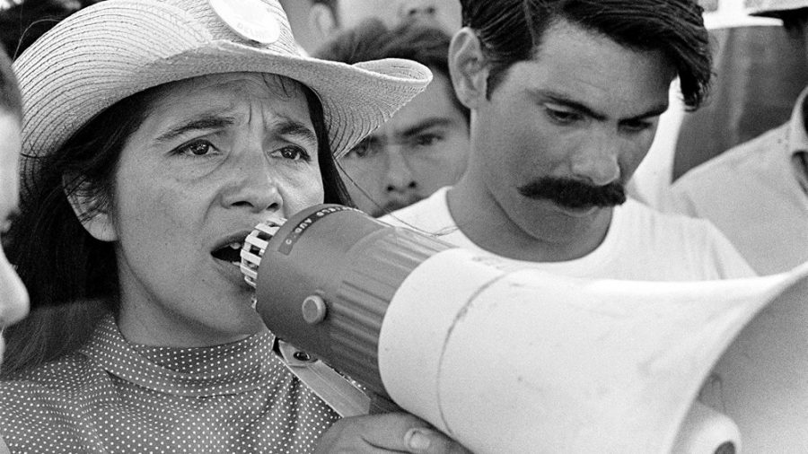 Dolores Huerta in Dolores (2017). The film will be screened at The Loft Cinema through Thursday, Oct. 12. 