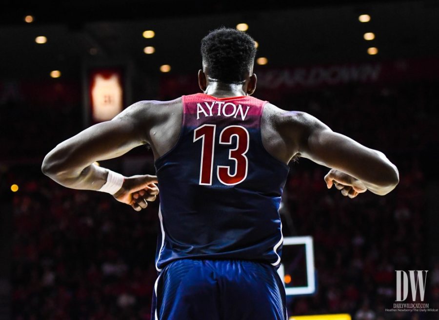 DeAndre Ayton during the McDonalds Red-Blue game on Oct. 20 in McKale Center.