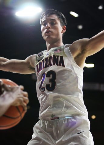 Arizona's Alex Barcello during the Wildcats' game against NAU on Nov. 10.