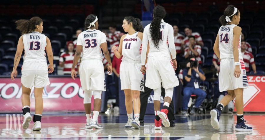  
Arizona Women’s basketball overcame a slow start to win in double overtime behind a big three from Kat Wright. Wright had 18 points and JaLea Bennett had 20 to lead the Wildcats.