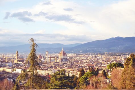 A cityscape view of Florence, Italy, taken by University of Arizona Ph.D. student Margherita Berti.