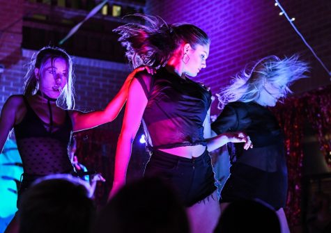 UA dance performs at the beginning of the "Diva La Paz" event at Colonia De La Paz dorm on Feb. 2.