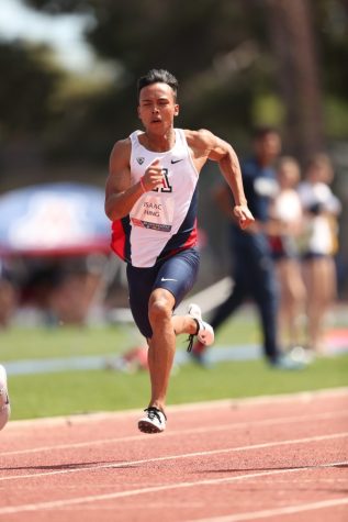 April 8, 2017.  Junior Isaac Hing during the Jim Click Shootout.  Drachman Stadium, Tucson, AZ.