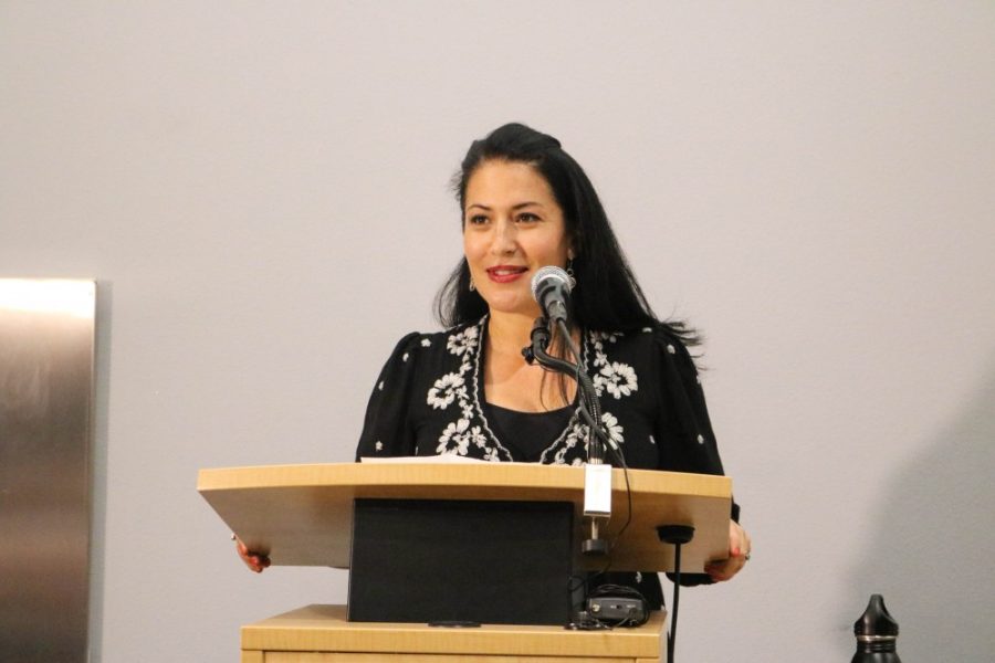 Poet Ada Limon reads some of her poems from her book Bright Dead Things and her most recent book The Carrying which will be released in August at the University of Arizona Poetry Center on April 5.