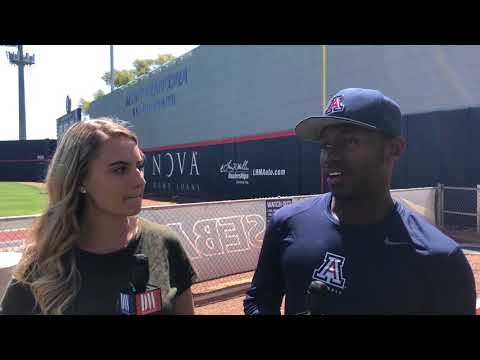 Donta Williams, freshman baseball player for the University of Arizona, talks about hitting the first home run in the new Terry Francona Hitting Center, his role on the team, and being the backflip guy.