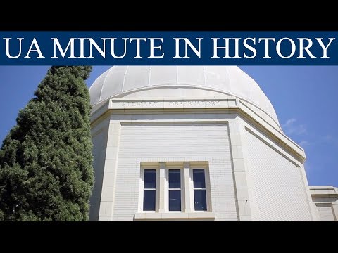 How did a scientist, the University of Arizonas first student and a wealthy widow help make the UA a top name in astronomy?  Find the answers with Investigative Editor Jamie Verwys in this UA Minute in History.

Video by Marissa Heffernan

Photo Credit: UA Special Collections