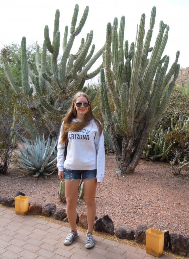  Marissa Heffernan on her only visit to Tucson before attending UA.