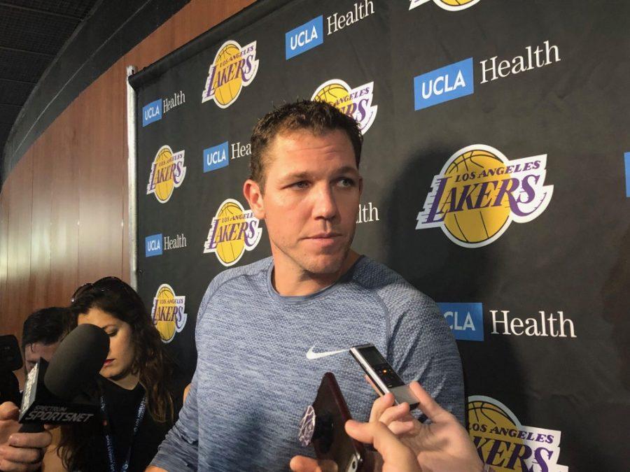 Luke Walton is the Los Angeles Lakers head coach and has been with the team since 2016. On Sunday Jan. 28 the Lakers beat the Phoenix Suns 116-102, leaving the Lakers in the ninth spot in the Western Conference. 