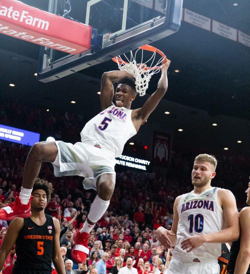 After losing their game to Oregon on Thursday, Arizona bounced back and got a win over OSU. 