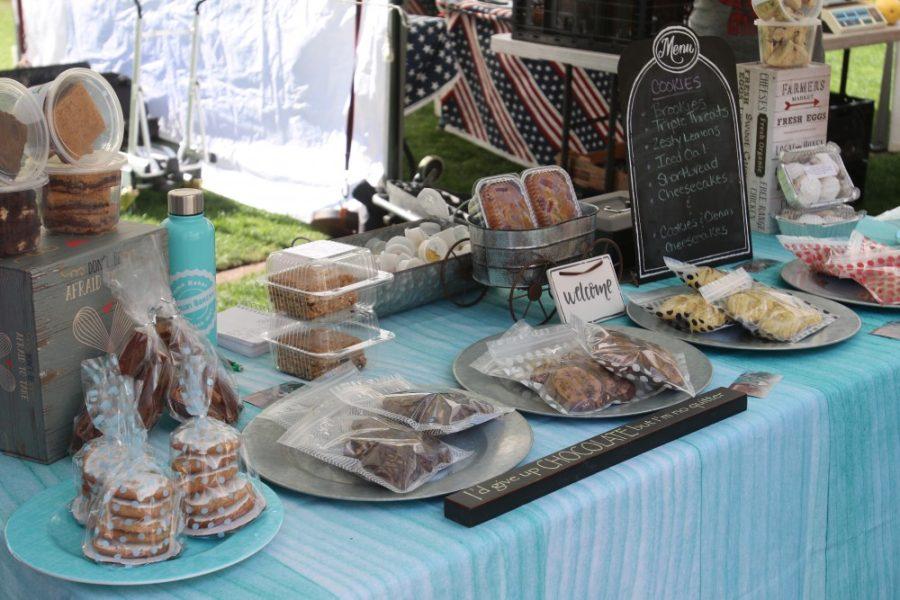 Jtown Bakery sells cookies and cheesecake on the University of Arizona campus in Tucson, Arizona.  The bakery participates in the UA Farmers Market every Wednesday from 10 a.m. to 2 p.m.