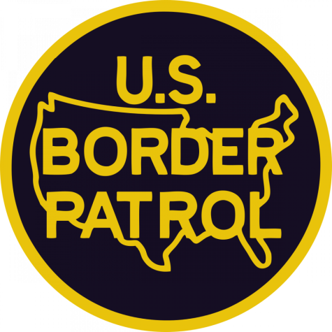 Logo of the United States Border Patrol (USBP). It is also used as an embroidered patch on USBP uniforms, worn on the left sleeve.