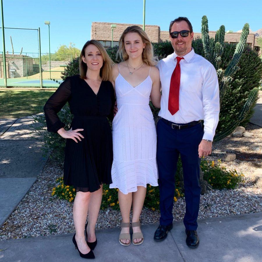  Brian and Jill visit their daughter Peyton Huss during UA Parent’s Weekend. 