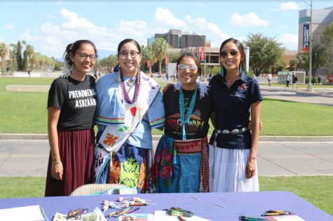 On Monday October 14, faculty, students, and members of the Tucson community gathered on the UA Mall to celebrate Indigenous People's Day. 