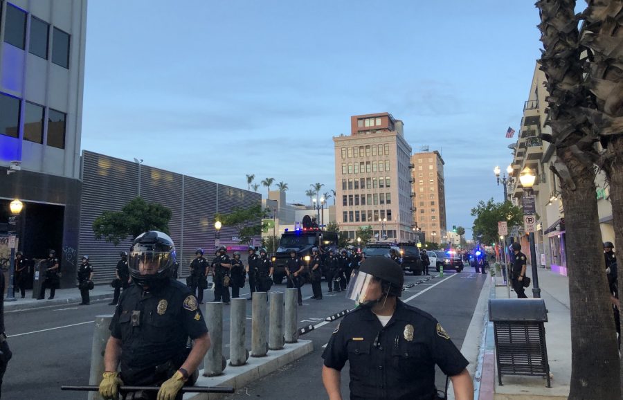 SWAT team at BLM protest. Long Beach, CA. May 31, 2020.