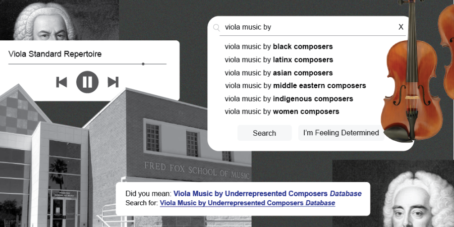 University of Arizona music faculty and students have created a database that is comprised of Black, Indigenous, people of color and women composers for viola. 