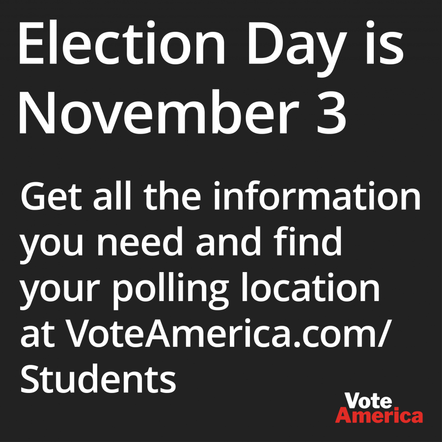 Letter to students: Election Day is Nov. 3 and we need your voice!