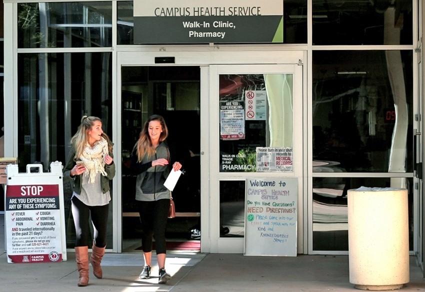 Campus Health is just one of many services that the University of Arizona uses to help meet the needs of students. (Photographed by Courtney Talak)