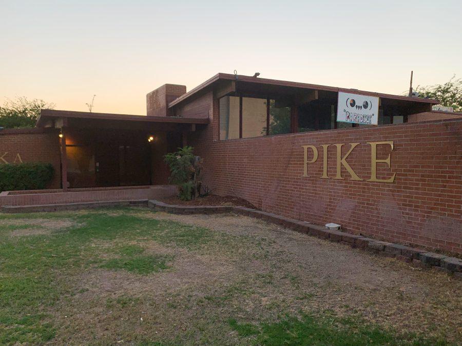 Pi Kappa Alphas Gamma Delta chapter house near the University of Arizona. The chapter has been issued a Loss of Recognition status from the universitys dean of students office.  