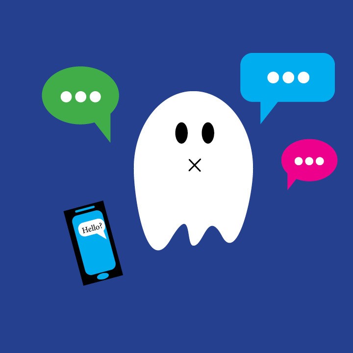 Rejection in the form of ghosting is gaining popularity alongside the rise of dating apps. 