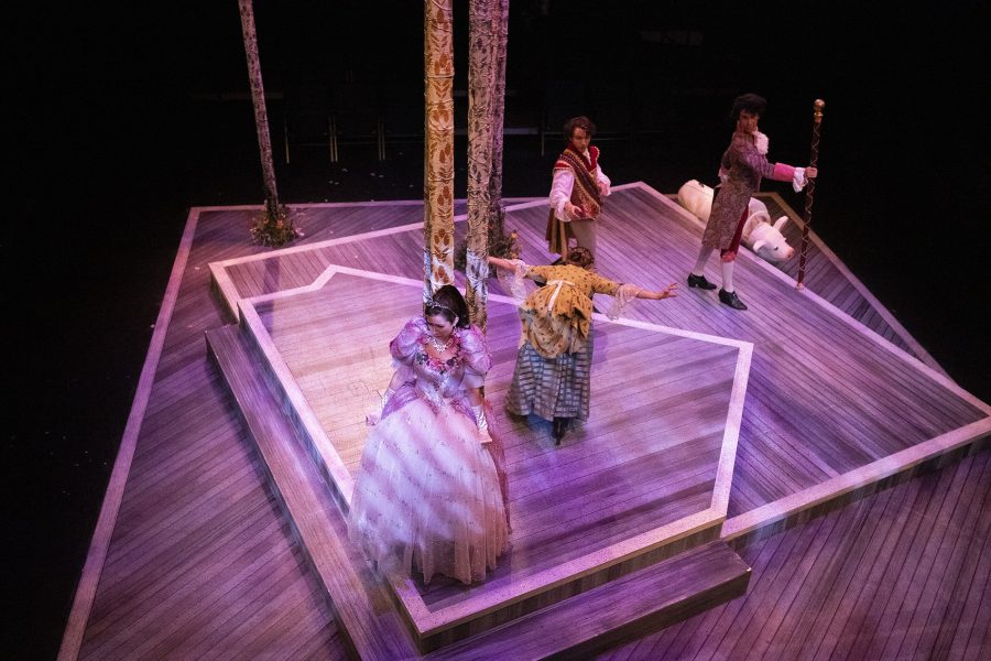 The University of Arizonas Musical Theater program put on Into the Woods from Oct. 10 through Oct. 24 at the Tornabene Theatre. Into the Woods is the first production to have a live audience in the Arizona Repertory Theater since the fall of 2019. 