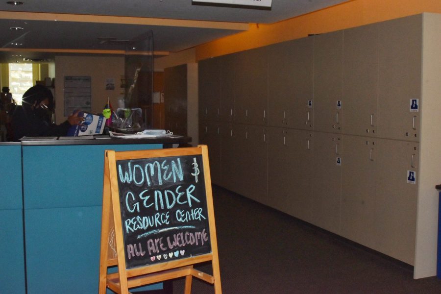 Inside+the+Women+and+Gender+Resource+Center+on+the+fourth+floor+of+the+Student+Union+Memorial+Center.+This+center+holds+events%2C+hosts+outside-of-the-classroom+learning+and+raises+awareness+for+the+intersectional+issues+on+campus.