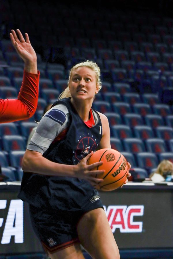 Cate Reese, a forward on the Arizona womens basketball team, is back in action after missing time due to dislocating her shoulder. Reese looks ready to help her team through the March Madness bracket on March 18 in McKale Center.
