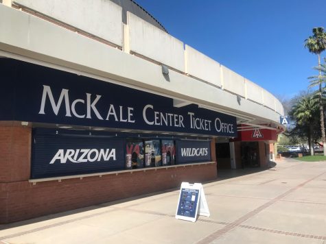 McKale Center Ticket Office on Tuesday, March 22 in Tucson. The Arizona women's basketball team hosted the first and second round of the NCAA Women's Basketball Tournament. Photo by Diana Ramos from El Inde Arizona.
