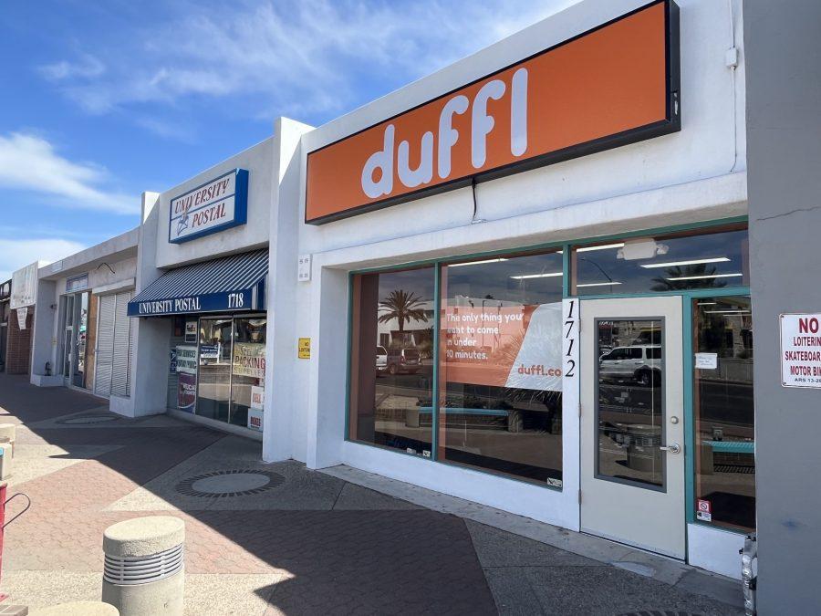 The Duffl store, located on 1712 E. Speedway Blvd., is the latest student-led delivery service near campus.