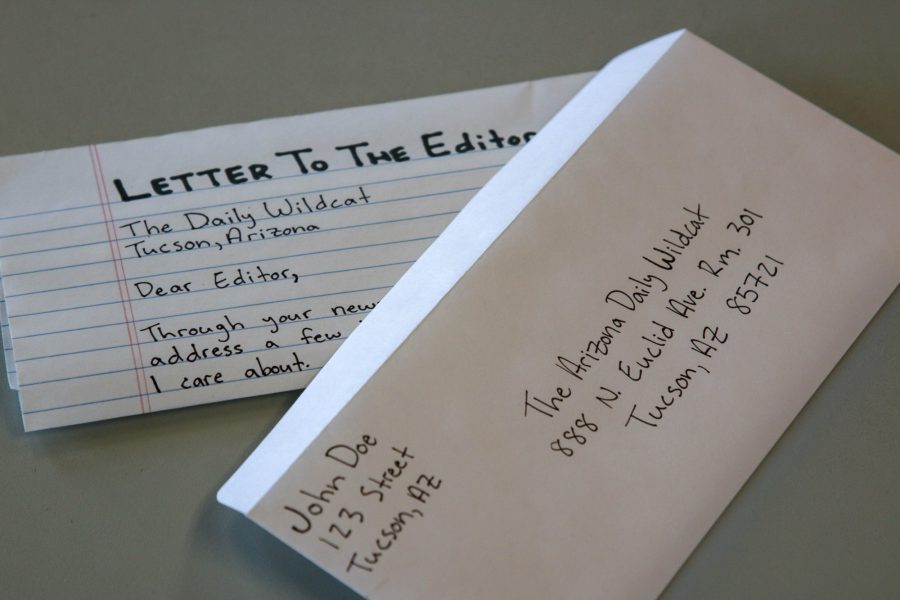 Have something you want to say? Send your Letter to the Editor to editor@dailywildcat.com to be considered for publication.