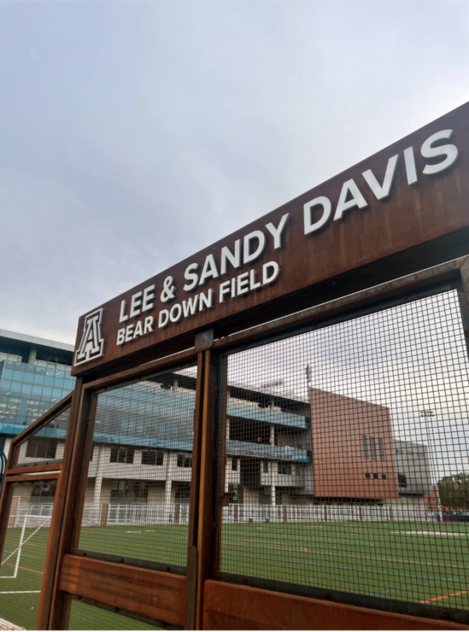 Lee & Sandy Davis Bear Down Field, the location of the tailgates being hosted by the Interfraternity Council. Photo courtesy of Katie West from El Inde Arizona.